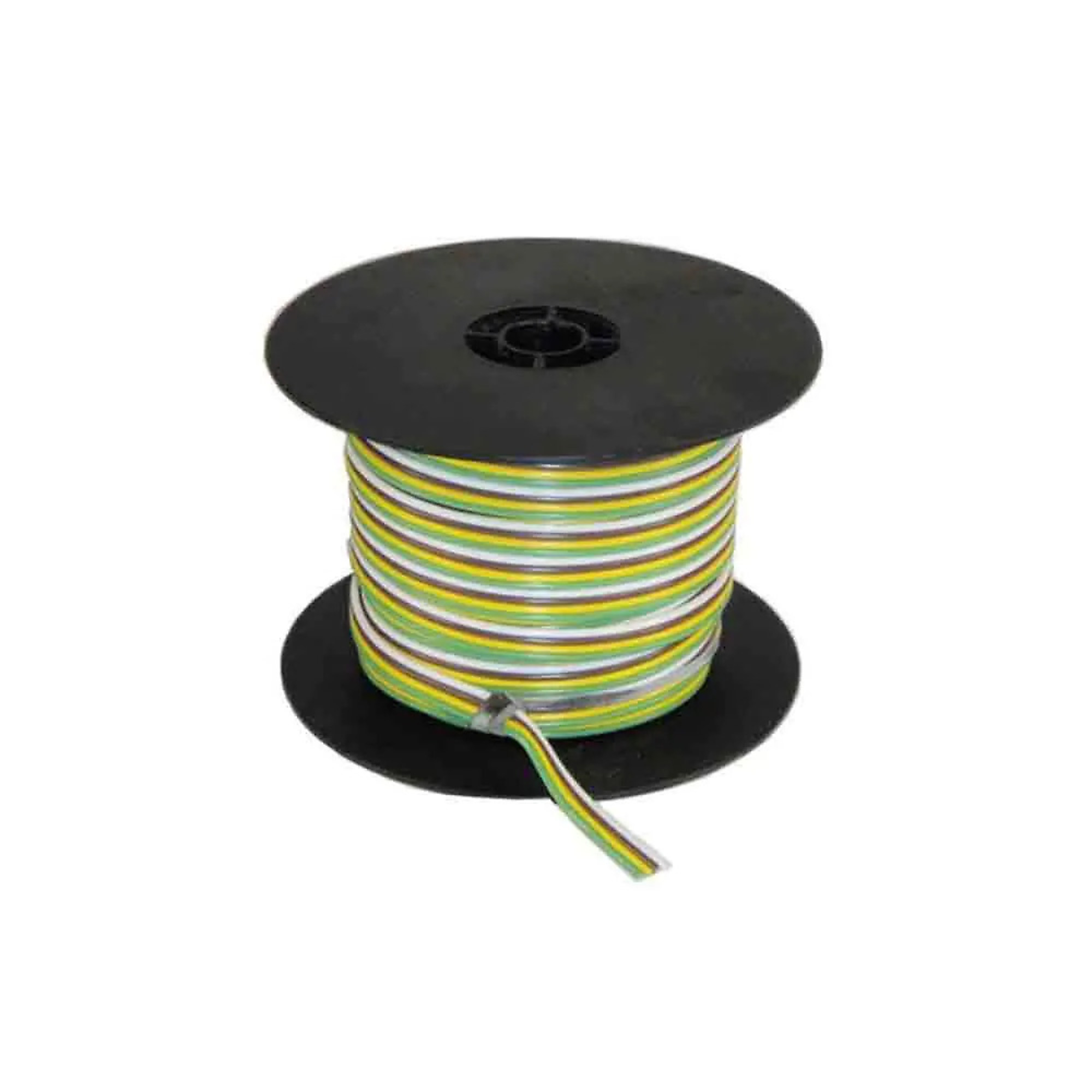 EastPenn Bonded Parallel Wire — 14-Ga., 100ft., Brown/Green/White/Yellow, Model# 02906